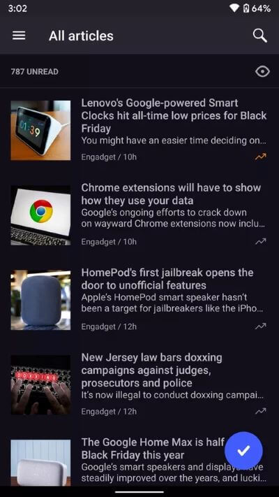 inoreader-home_40dd5eab97016030a3870d712fd9ef0f أفضل 5 تطبيقات قارئ RSS لنظام Android