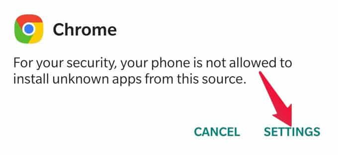 install-apk-setting-chrome كيفية تثبيت متجر تطبيقات App Stores البديلة على Android