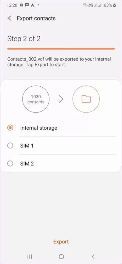 move-samsung-contacts-to-google-account-19_40dd5eab97016030a3870d712fd9ef0f أفضل 3 طرق لنقل جهات الاتصال من حساب Samsung إلى Google