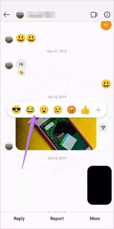 react to instagram messages with different emojis 4 40dd5eab97016030a3870d712fd9ef0f - كيفية الرد على رسائل Instagram باستخدام رموز تعبيرية مختلفة