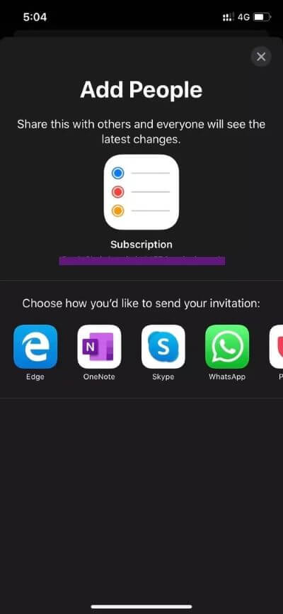 reminder-share-menu_40dd5eab97016030a3870d712fd9ef0f Apple Reminders مقابل TickTick: ما هو تطبيق التذكيرات الأفضل على iPhone