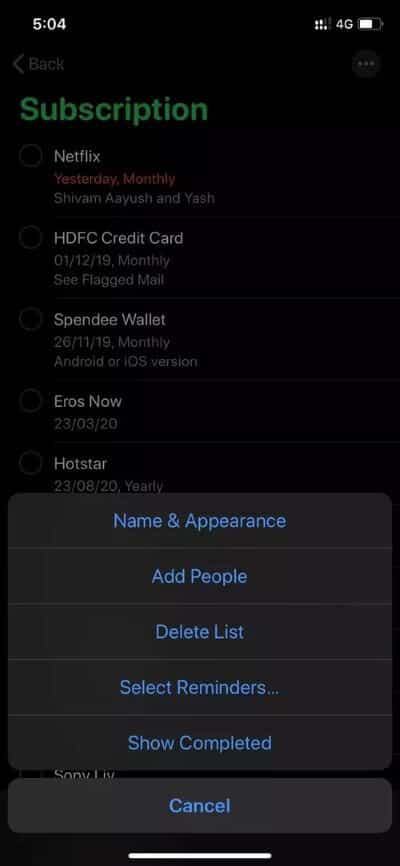 reminder-share_40dd5eab97016030a3870d712fd9ef0f Apple Reminders مقابل TickTick: ما هو تطبيق التذكيرات الأفضل على iPhone