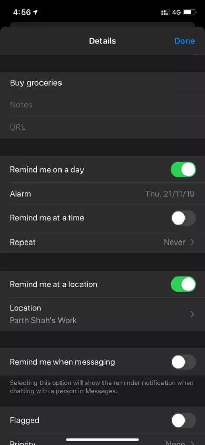 reminder-task-detail_40dd5eab97016030a3870d712fd9ef0f Apple Reminders مقابل TickTick: ما هو تطبيق التذكيرات الأفضل على iPhone