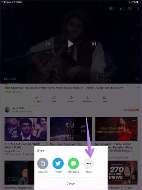 repeat-songs-on-youtube-on-android-iphone-ipad-pc-25_40dd5eab97016030a3870d712fd9ef0f كيفية تكرار الأغاني من YouTube على الهاتف المحمول وسطح المكتب
