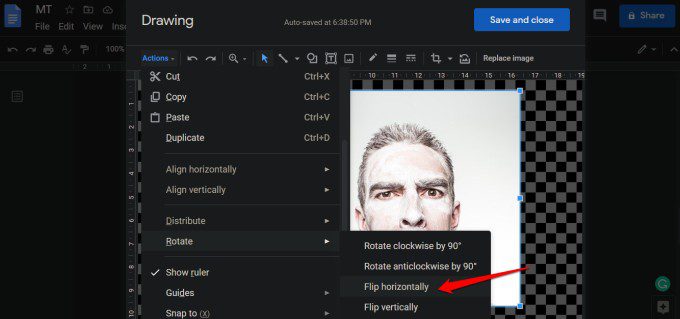 rotate-and-flip-images-google-docs-5 كيفية قلب وتدوير الصور في Google Docs