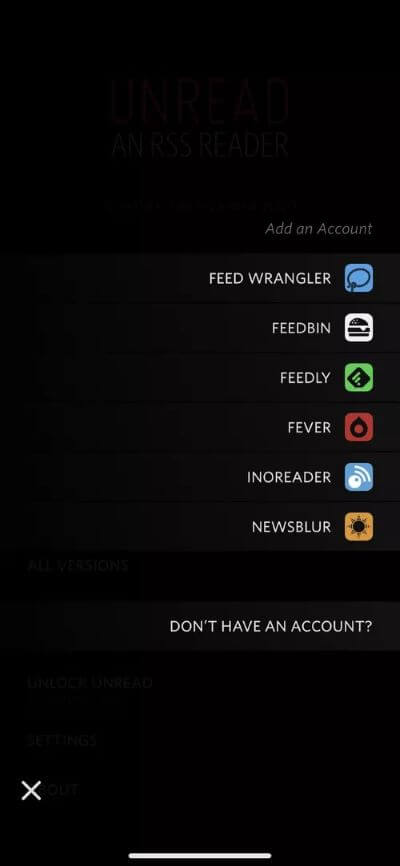 unread-account_40dd5eab97016030a3870d712fd9ef0f أفضل 5 تطبيقات قارئ RSS لـ iPhone