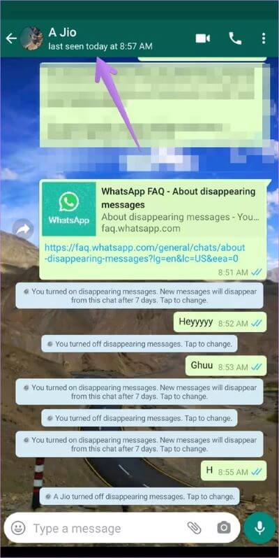 ما هو المقصود بـ الرسائل ذاتية الاختفاء تم إيقاف تشغيلها في WhatsApp - %categories