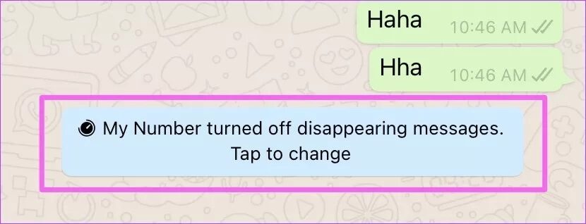 why-do-whatsapp-messages-disappear-07_4d470f76dc99e18ad75087b1b8410ea9 لماذا تختفي رسائل WhatsApp وما هي الرسائل ذاتية الاختفاء