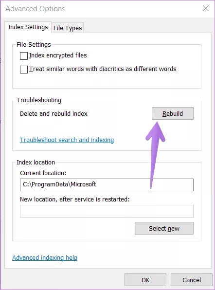 windows-10-search-not-working-16_4d470f76dc99e18ad75087b1b8410ea9 أفضل 9 طرق لإصلاح عدم عمل بحث Windows 10 Search