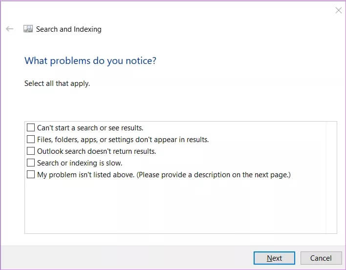 windows-10-search-not-working-20_4d470f76dc99e18ad75087b1b8410ea9 أفضل 9 طرق لإصلاح عدم عمل بحث Windows 10 Search