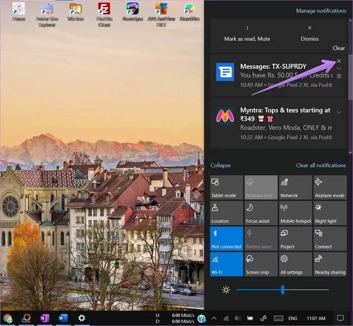 windows-10-what-is-action-center-11_935adec67b324b146ff212ec4c69054f ما هو مركز العمل Action Center في Windows 10 وكيفية استخدامه