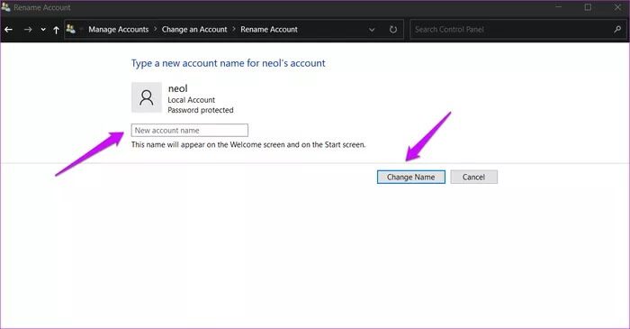 Change-User-Account-Name-in-Windows-10-6_935adec67b324b146ff212ec4c69054f أفضل 6 طرق لتغيير اسم حساب المستخدم في Windows 10