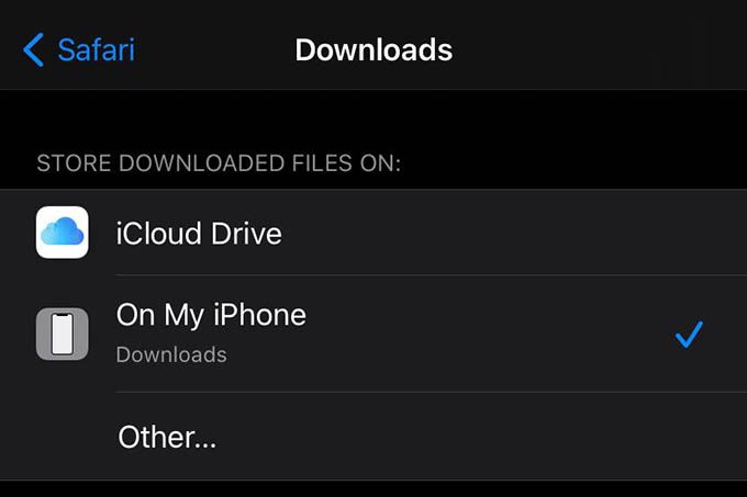 Change-iPad-or-iPhone-Download-Location-from-iCloud-to-iPhone-or-iPad-Storage كيفية تغيير موقع مجلد تنزيل Safari على iPhone و iPad