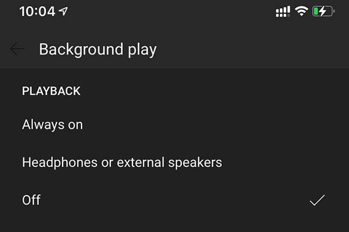 Disable-YouTube-Background-Play كيفية تعطيل تشغيل YouTube Premium في الخلفية على iPhone و Android