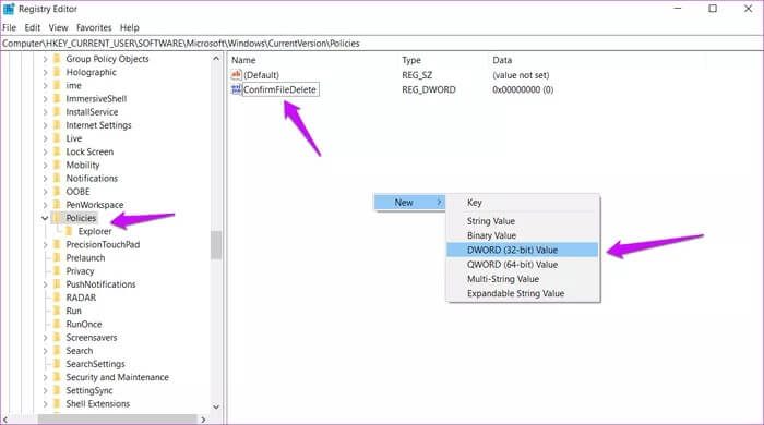 Enable-Disable-Confirm-on-Delete-Files-Pop-up-in-Windows-10-8_935adec67b324b146ff212ec4c69054f كيفية تمكين أو تعطيل التأكيد المنبثق عند حذف الملفات في Windows 10