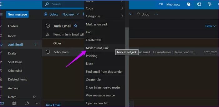 أفضل 9 طرق لإصلاح خطأ عدم تلقي رسائل البريد الإلكتروني في Outlook Web - %categories