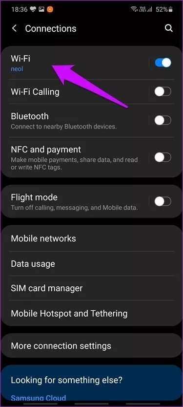 Fixes-for-Samsung-Phones-Not-Connecting-to-Wi-Fi-Network-5_935adec67b324b146ff212ec4c69054f أفضل 8 إصلاحات لمشاكل اتصال هواتف Samsung بشبكة Wi-Fi