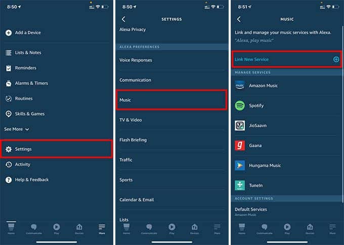 Link-New-Music-Service-to-Amazon-Alexa- كيفية تشغيل Apple Music على Amazon Echo أو Echo Dot