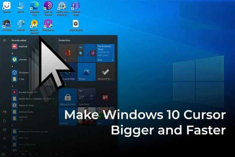 كيفية جعل مؤشر الماوس أكبر وأسرع على نظام التشغيل Windows 10 - %categories