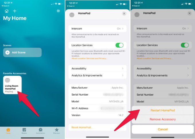 Reset-Restart-HomePod- كيفية إعادة تعيين / إعادة تشغيل / تحديث Apple HomePod أو HomePod Mini