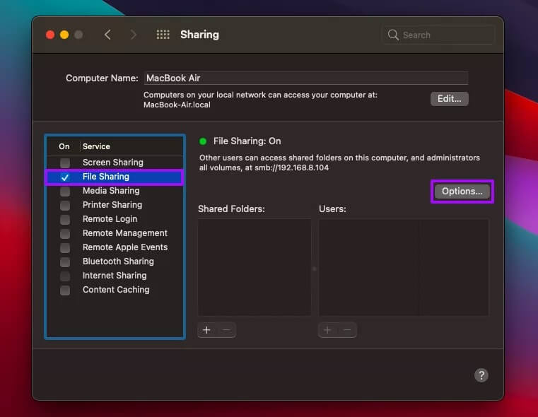 Set-Up-Local-Folder-Sharing-Between-Windows-and-Mac-10_4d470f76dc99e18ad75087b1b8410ea9 كيفية إعداد مشاركة المجلد المحلي بين Windows و Mac