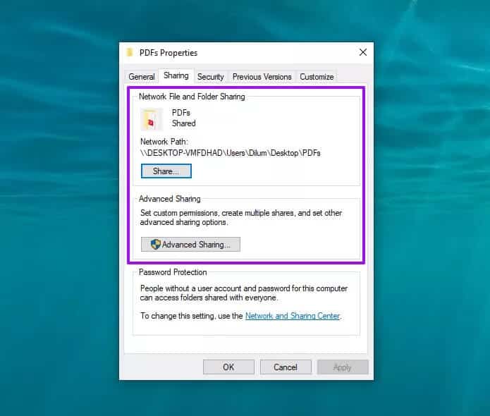 Set-Up-Local-Folder-Sharing-Between-Windows-and-Mac-5_4d470f76dc99e18ad75087b1b8410ea9 كيفية إعداد مشاركة المجلد المحلي بين Windows و Mac