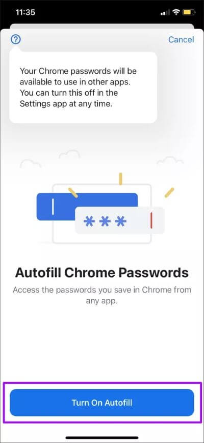 Use-Google-Chrome-Passwords-on-iPhone-for-Auto-filling-5_40dd5eab97016030a3870d712fd9ef0f كيفية استخدام كلمات مرور Google Chrome للملء التلقائي على iPhone