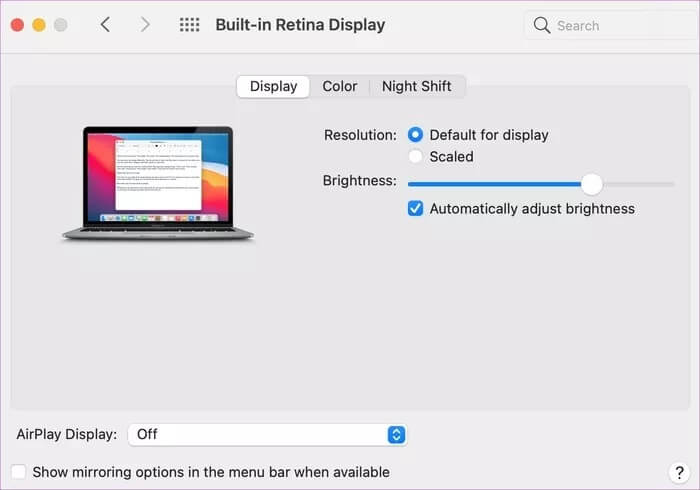 change-resolution_935adec67b324b146ff212ec4c69054f أفضل 8 طرق لإصلاح وميض الشاشة على MacBook