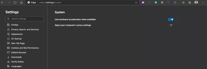 disable-hardware-acceleration_935adec67b324b146ff212ec4c69054f أفضل 6 طرق لإصلاح مشكلات الشاشة السوداء لـ Microsoft Edge على Windows 10