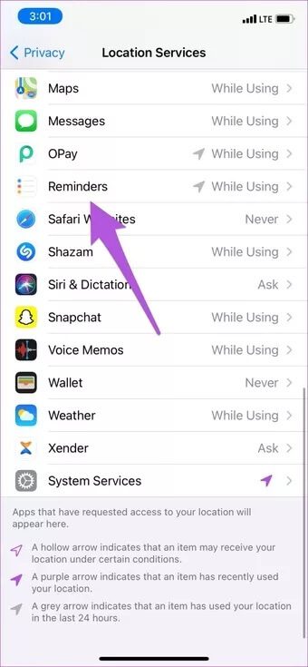 fix-location-based-reminders-not-working-iphone-02_7c4a12eb7455b3a1ce1ef1cadcf29289 أفضل 6 إصلاحات لعدم عمل التذكيرات المستندة إلى الموقع على iPhone