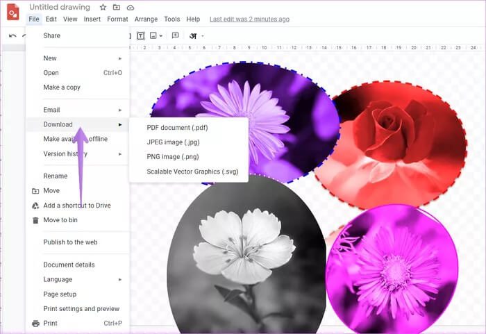 make-collage-on-google-drawings-15_935adec67b324b146ff212ec4c69054f كيفية عمل صورة مجمعة باستخدام Google Drawings