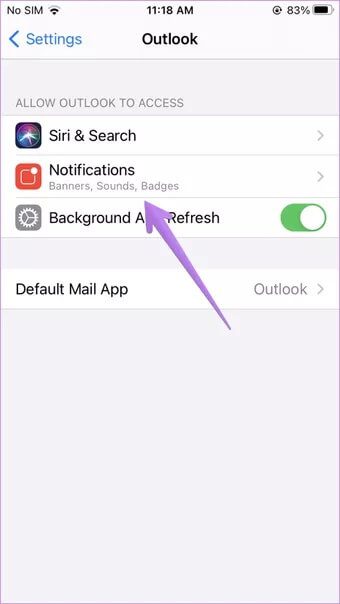 microsoft outlook app notifications not working 13 7c4a12eb7455b3a1ce1ef1cadcf29289 - أفضل 13 إصلاحًا لعدم عمل إشعارات Outlook على Android و iPhone