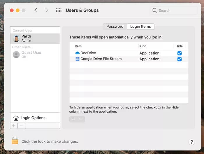 open-at-login_935adec67b324b146ff212ec4c69054f أفضل 8 إصلاحات لمشكلات المزامنة لـ OneDrive Sync على Mac