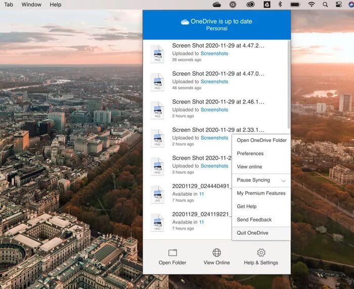 quit-onedrive_935adec67b324b146ff212ec4c69054f أفضل 8 إصلاحات لمشكلات المزامنة لـ OneDrive Sync على Mac