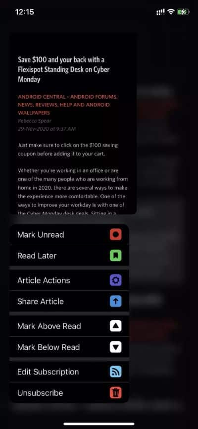 unread-reading-2_40dd5eab97016030a3870d712fd9ef0f Reeder مقابل Unread: أي تطبيق قارئ موجز ويب لـ RSS هو الأفضل على iPhone