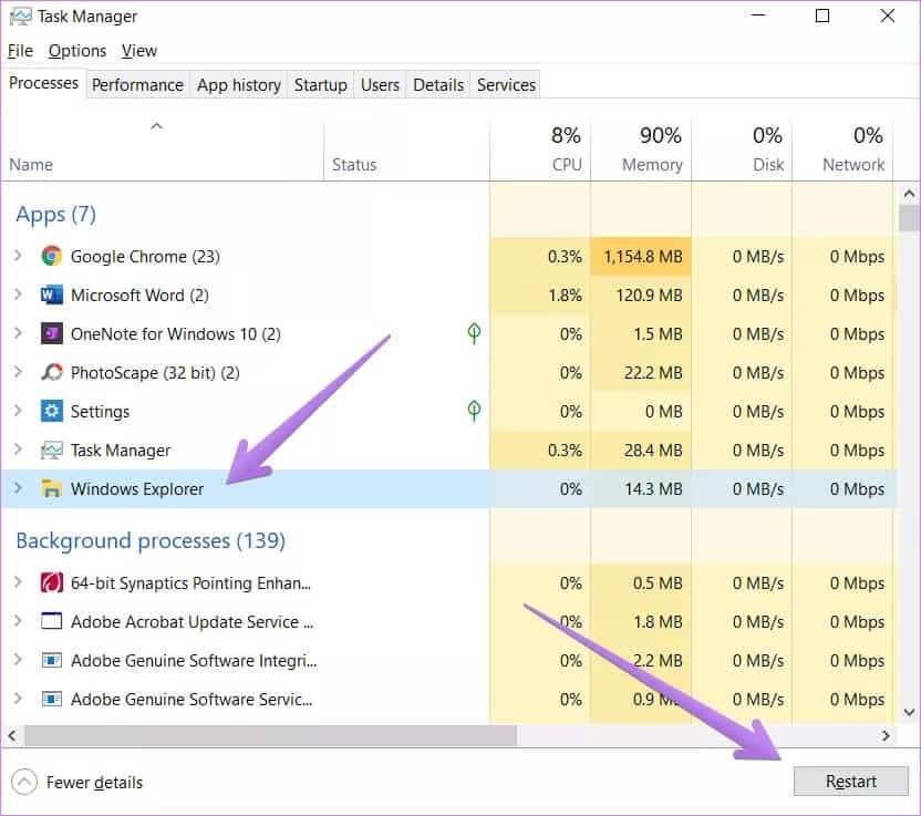 windows-10-action-center-not-opening-7_4d470f76dc99e18ad75087b1b8410ea9 أفضل 8 إصلاحات لعدم فتح مركز العمل في Windows 10