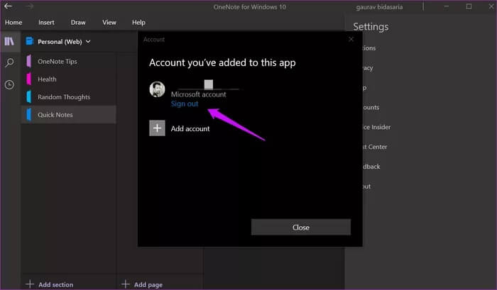Fix-OneNote-Wont-Let-Me-Type-Error-on-Windows-10-4_935adec67b324b146ff212ec4c69054f أفضل 7 طرق لإصلاح خطأ OneNote لا يسمح لي بالكتابة في Windows 10