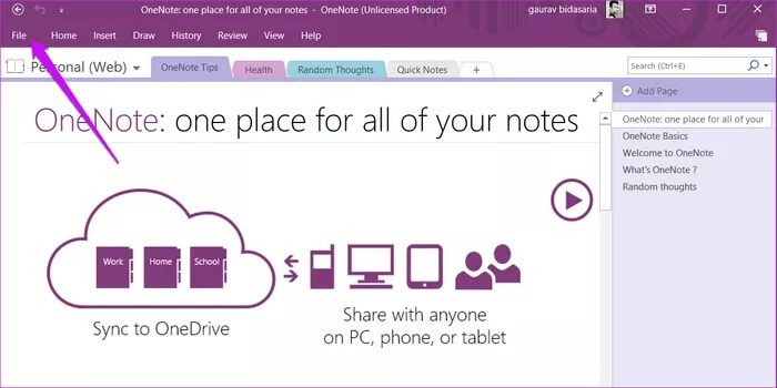 Fix-OneNote-Wont-Let-Me-Type-Error-on-Windows-10-5_935adec67b324b146ff212ec4c69054f أفضل 7 طرق لإصلاح خطأ OneNote لا يسمح لي بالكتابة في Windows 10