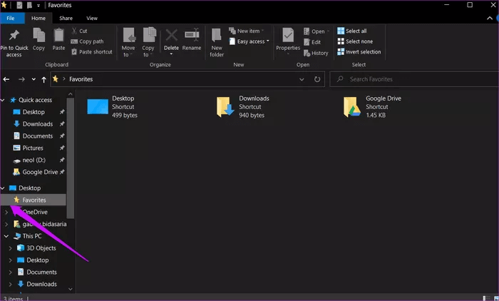 Replace-Quick-Access-With-Favorites-in-Windows-10-11_935adec67b324b146ff212ec4c69054f كيفية استبدال الوصول السريع بالمفضلة في Windows 10