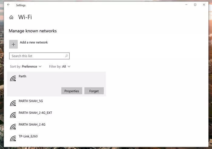 forget-wifi-network_935adec67b324b146ff212ec4c69054f أفضل 8 طرق لإصلاح مشكلات اتصال الشبكة على Windows 10