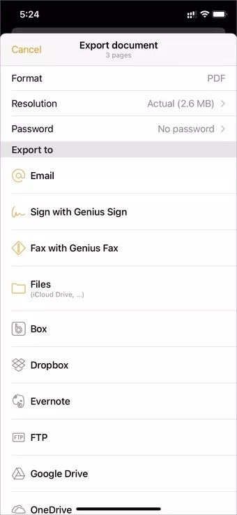 genius-share_7c4a12eb7455b3a1ce1ef1cadcf29289 Adobe Scan مقابل Genius Scan: ما هو تطبيق Document Scanner الأفضل على iPhone