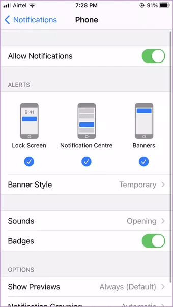 iphone-incoming-call-screen-not-showing-up-2_7c4a12eb7455b3a1ce1ef1cadcf29289 أفضل 7 إصلاحات لعدم ظهور شاشة المكالمات الواردة على iPhone