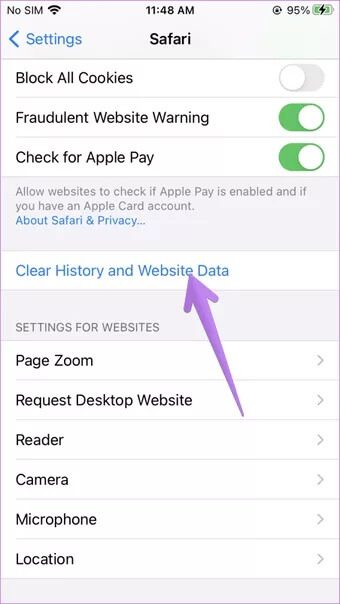 safari-not-loading-webpages-iphone-ipad-10_7c4a12eb7455b3a1ce1ef1cadcf29289 أفضل 12 إصلاحًا لعدم تحميل صفحات Safari على iPhone و iPad