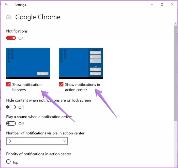 windows-10-notification-banner-not-showing-3_935adec67b324b146ff212ec4c69054f أفضل 8 إصلاحات لعدم ظهور لافتات الإشعارات على Windows 10