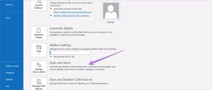 windows-10-outlook-notifications-not-working-8_935adec67b324b146ff212ec4c69054f أفضل 7 إصلاحات لعدم عمل إشعارات Outlook على Windows 10
