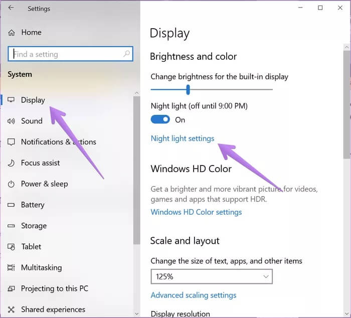 windows-10-reset-default-display-settings-10_935adec67b324b146ff212ec4c69054f كيفية إعادة تعيين إعدادات العرض إلى الوضع الافتراضي على Windows 10