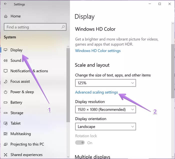 كيفية إعادة تعيين إعدادات العرض إلى الوضع الافتراضي على Windows 10 - %categories