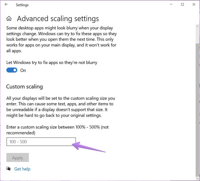 windows-10-reset-default-display-settings-8_935adec67b324b146ff212ec4c69054f كيفية إعادة تعيين إعدادات العرض إلى الوضع الافتراضي على Windows 10