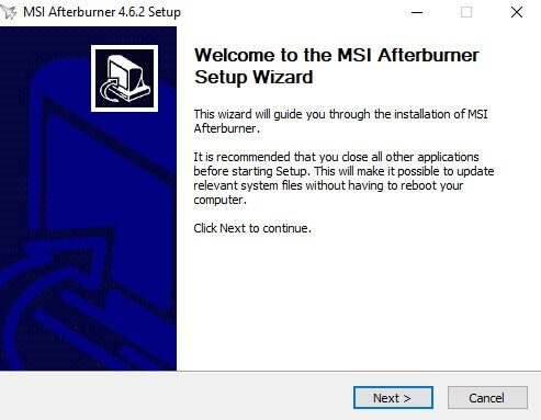 Download-the-MSI-Afterburn-application.-Install-the-application.-1 كيفية إظهار درجة حرارة وحدة المعالجة المركزية ووحدة معالجة الرسومات على شريط المهام