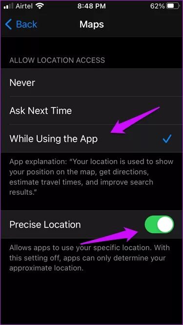 أفضل 9 طرق لإصلاح عدم عمل خرائط Apple Maps على iPhone - %categories